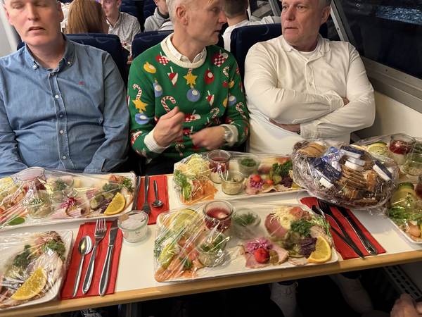 Et ungt firma med højt humør
