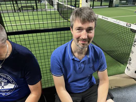 Carsten – padel på Reffen